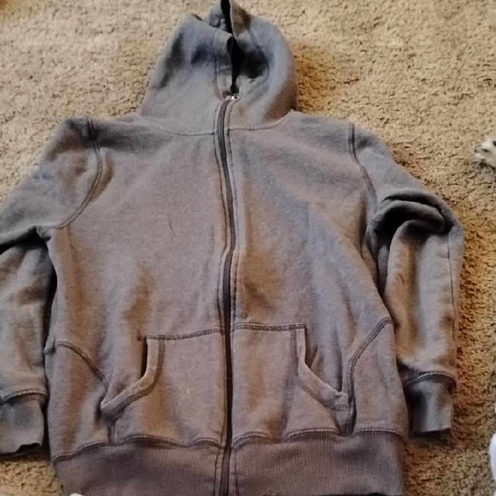 Zone Pro Gray Full-Zip Hoodie Jacket